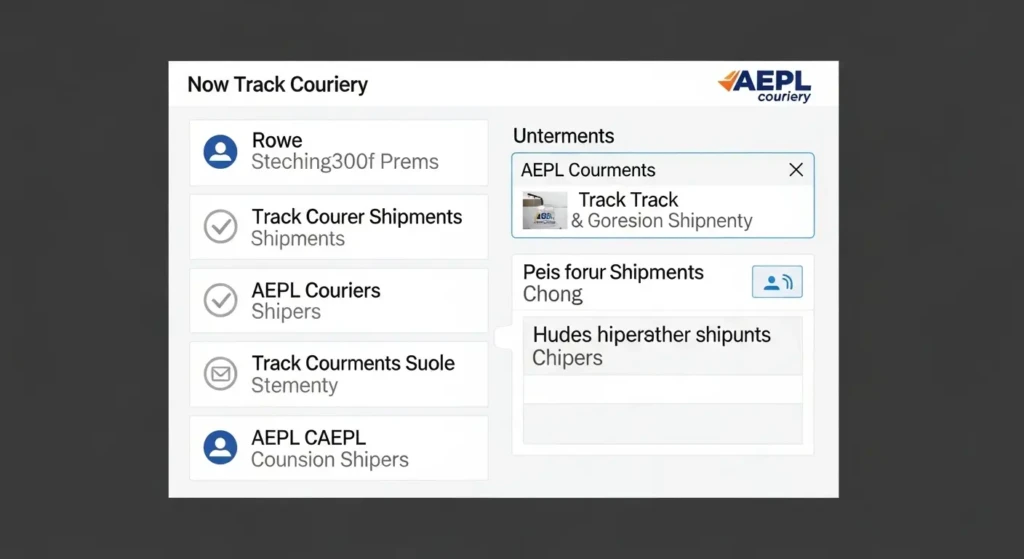 How to Track AEPL Courier Shipments
