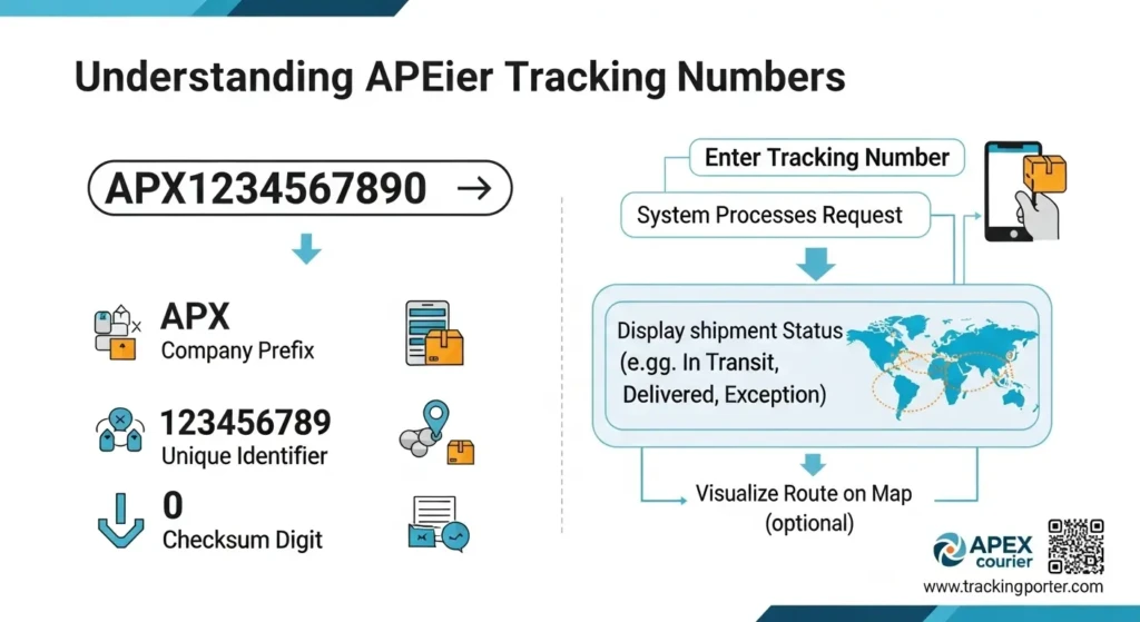 Understanding APEX Courier Tracking Numbers